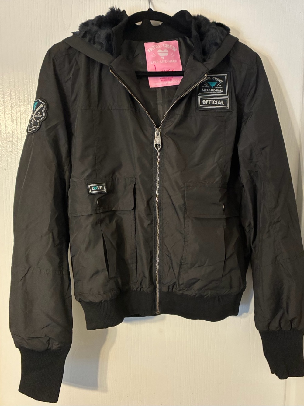 Fatal Official Women’s Large Hooded Jacket - Casual Zip-Up Coat